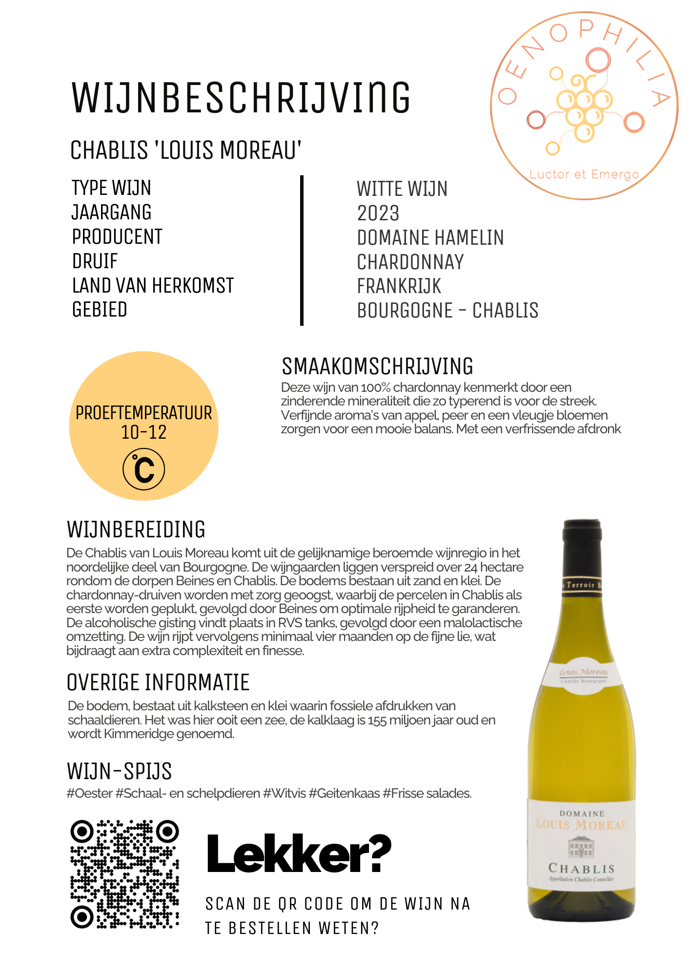 Chablis Louis Moreau - Afbeelding 2