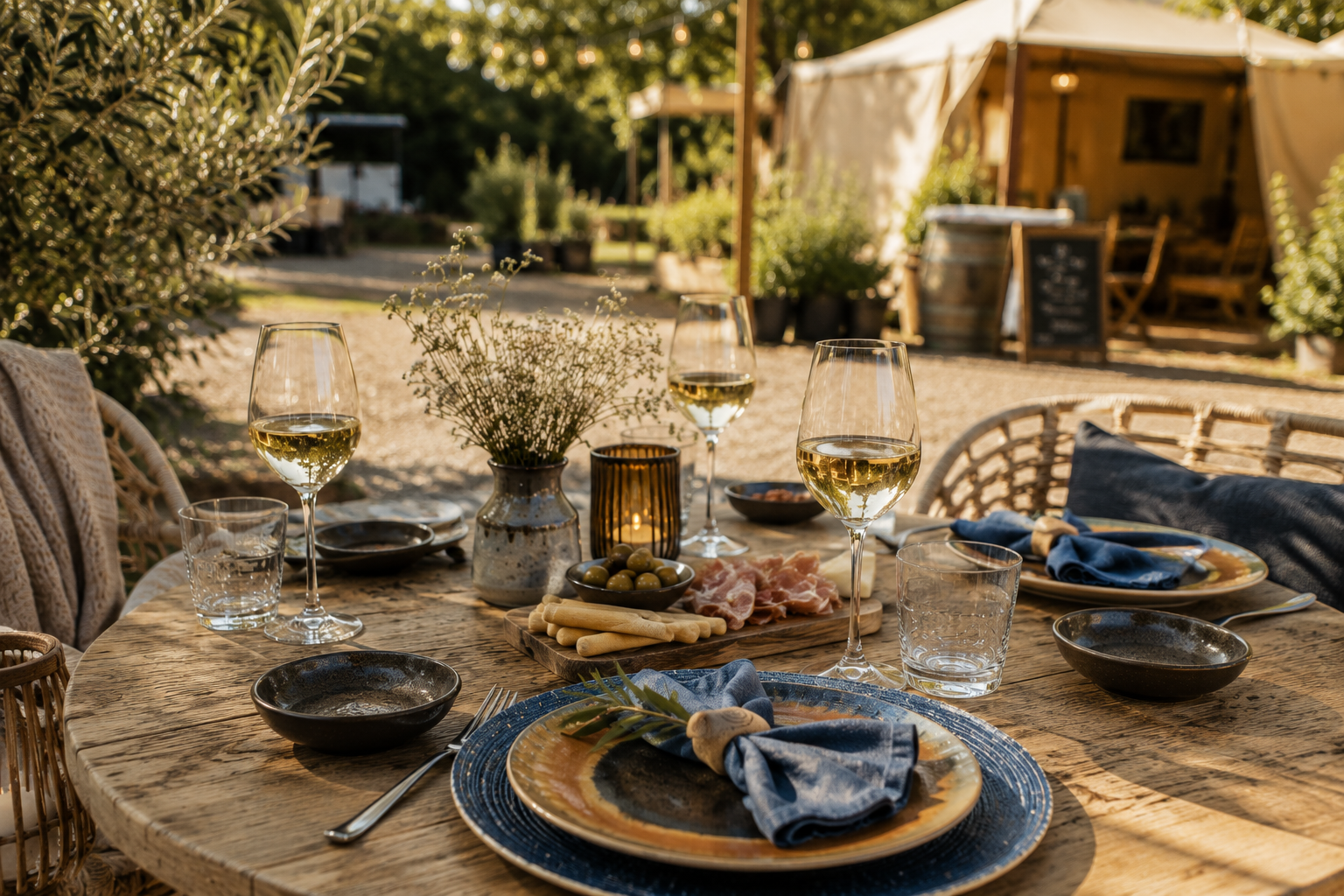 Sfeerbeeld van wijnbar of gastrobar op locatie